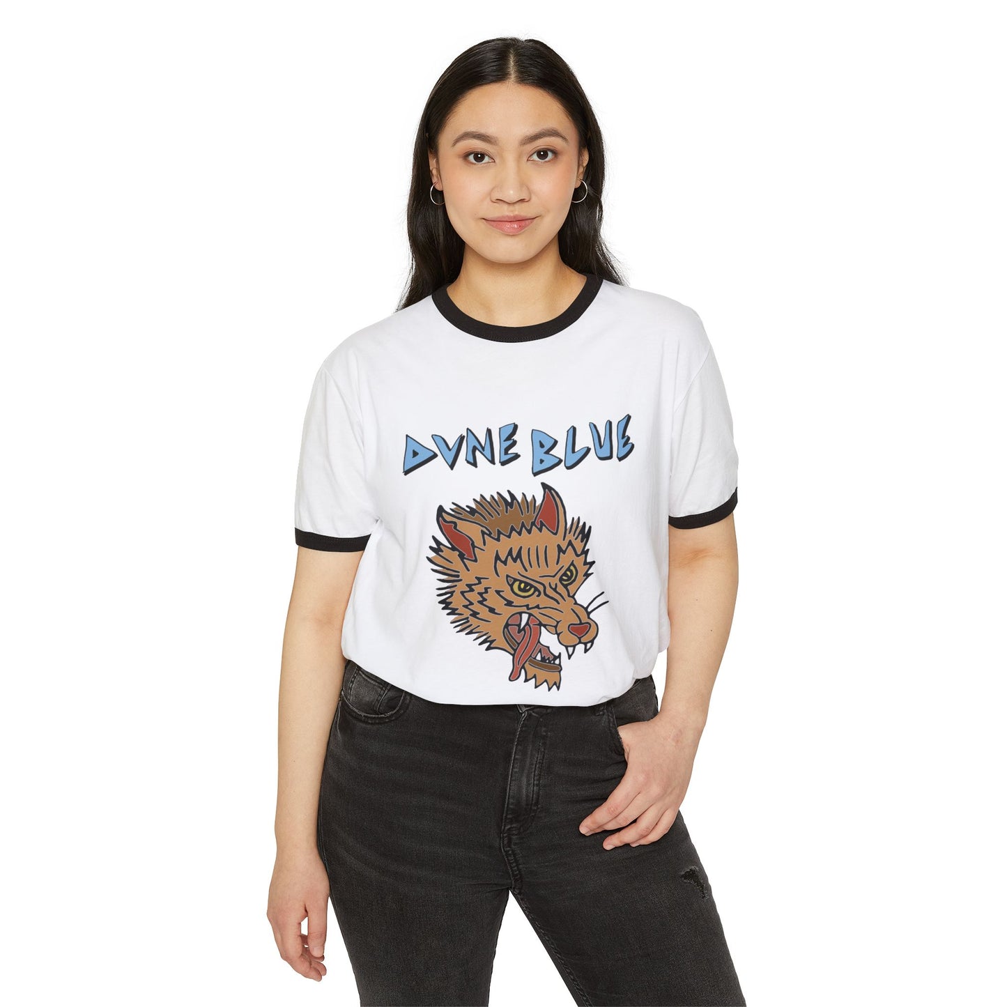 Dune Blue Ringer T-Shirt